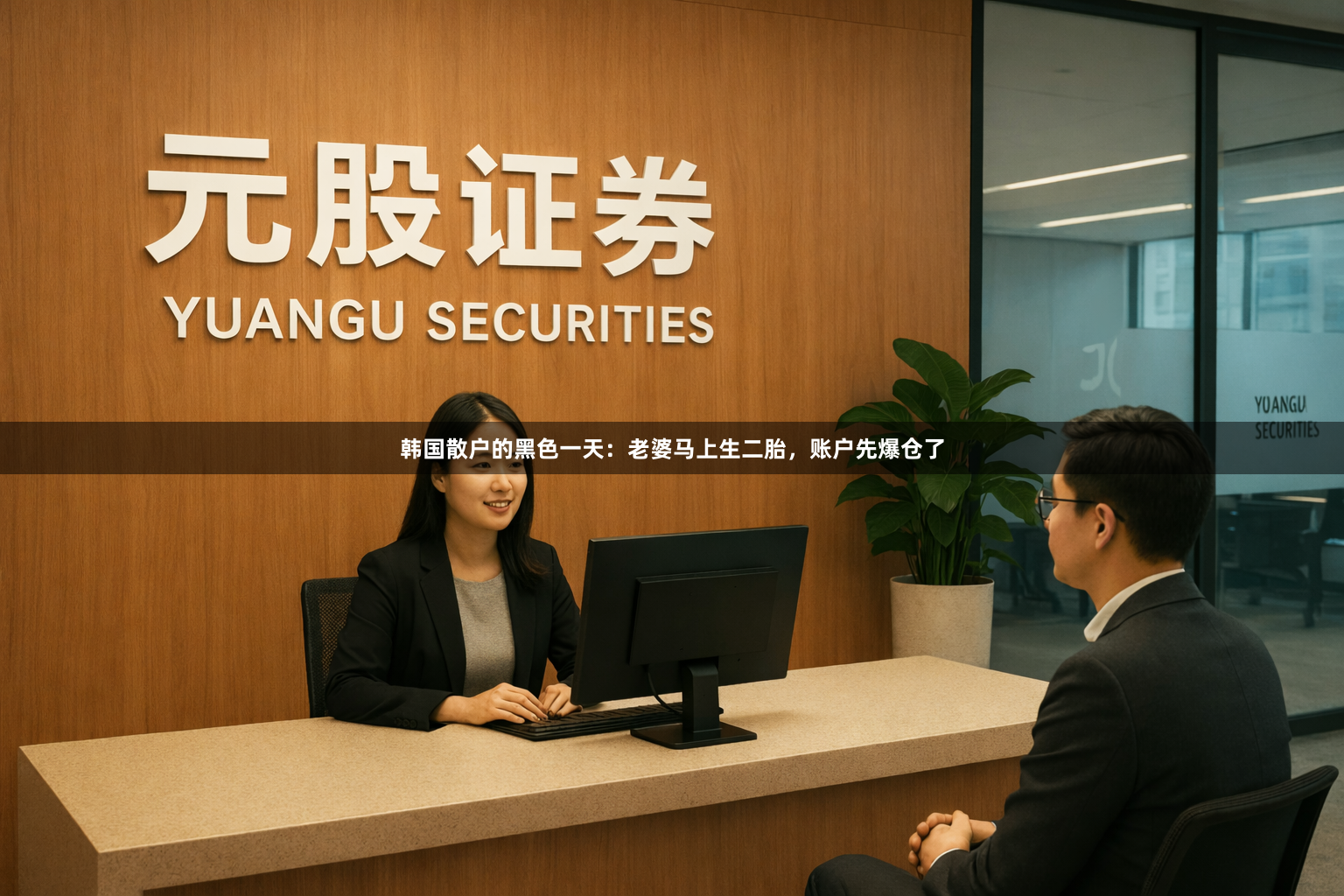 韩国散户的黑色一天：老婆马上生二胎，账户先爆仓了
