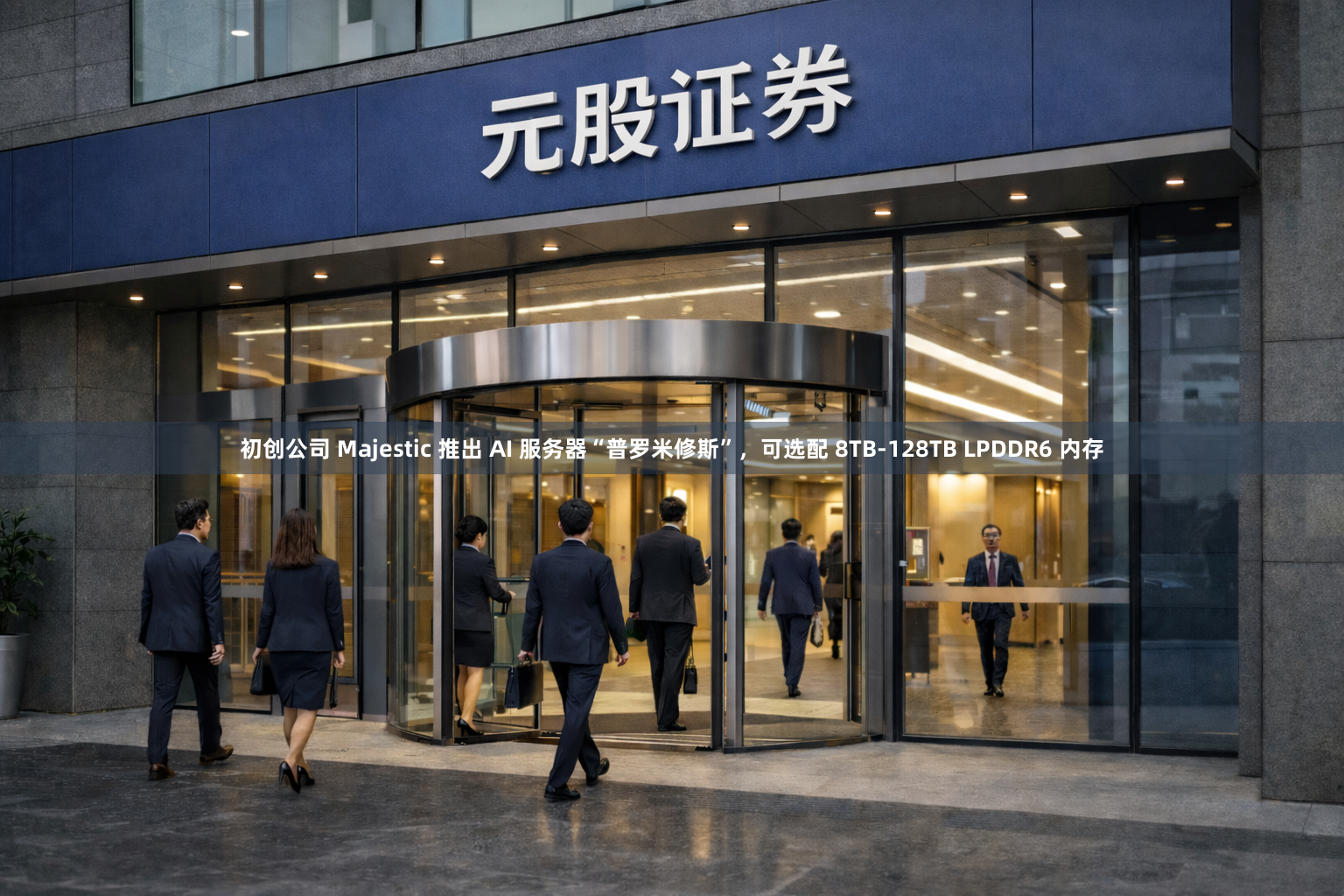 初创公司 Majestic 推出 AI 服务器“普罗米修斯”，可选配 8TB-128TB LPDDR6 内存