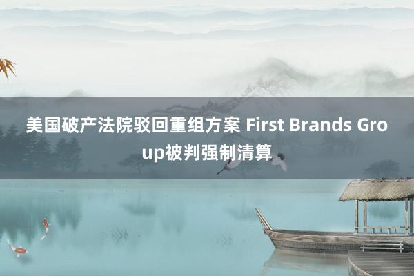 美国破产法院驳回重组方案 First Brands Group被判强制清算